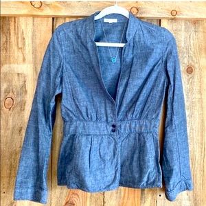 Eileen Fisher Chambray Jacket / Blazer
